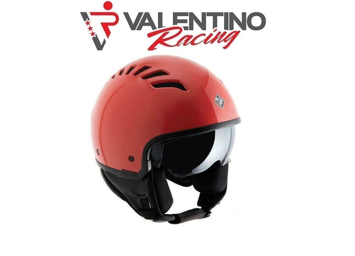 CASCO TUCANO DEMI JET EL FRESH ROSA CORALLO LUCIDO MIS. S 55 CM