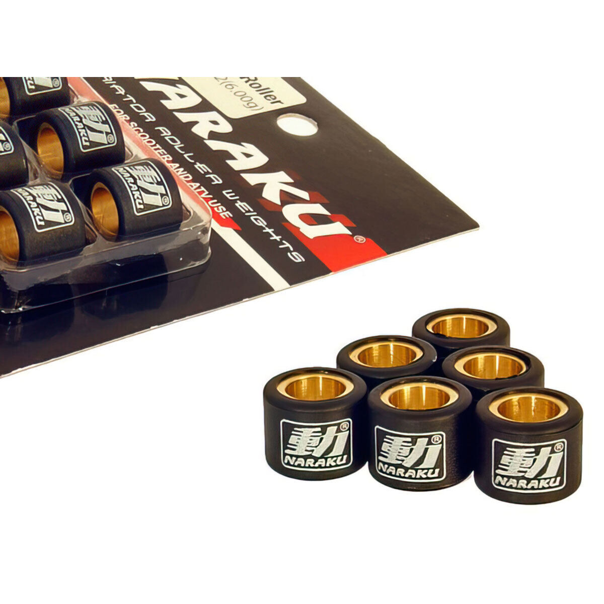 Rulli variatore Naraku 9,0 gr 6 pezzi