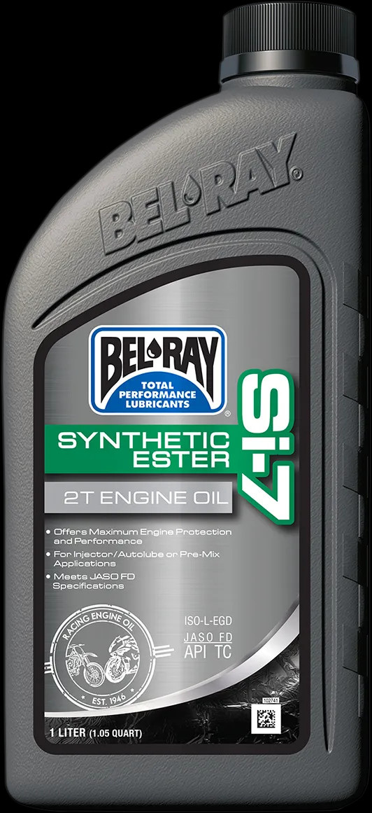 Olio motore 2 tempi a base di estere sintetico SI-7 BEL-RAY