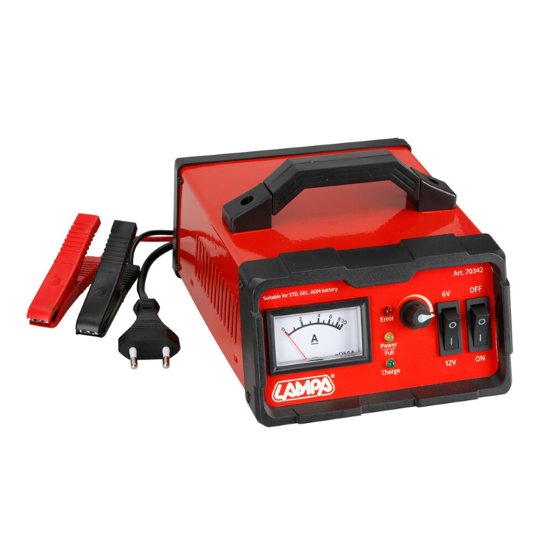 CARICA BATTERIA AUTO PROFESSIONALE MANTENITORE DI CARICA MOTO 6-12V 10A RICARICA