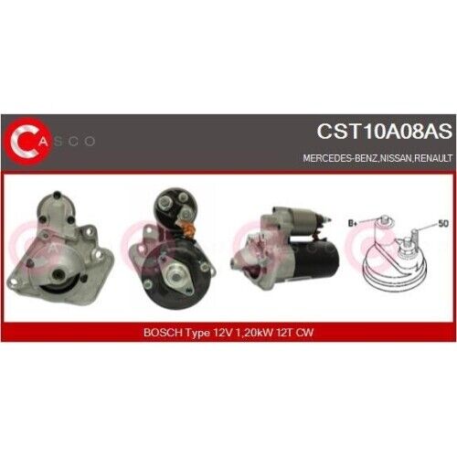 Motorino D'avviamento Sando 6010A08.1 Brand New Hq per Nissan Renault