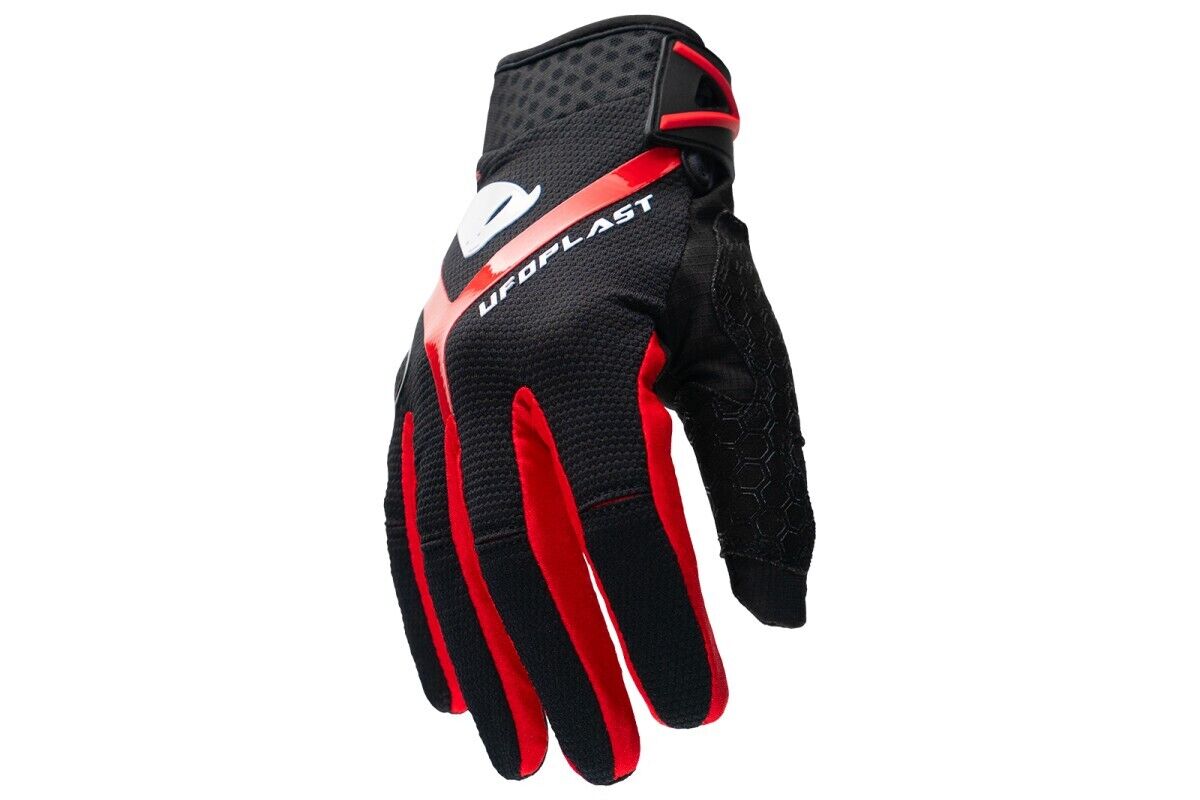 GUANTI MOTOCROSS HAYES ROSSO E NERO TG.M UFO