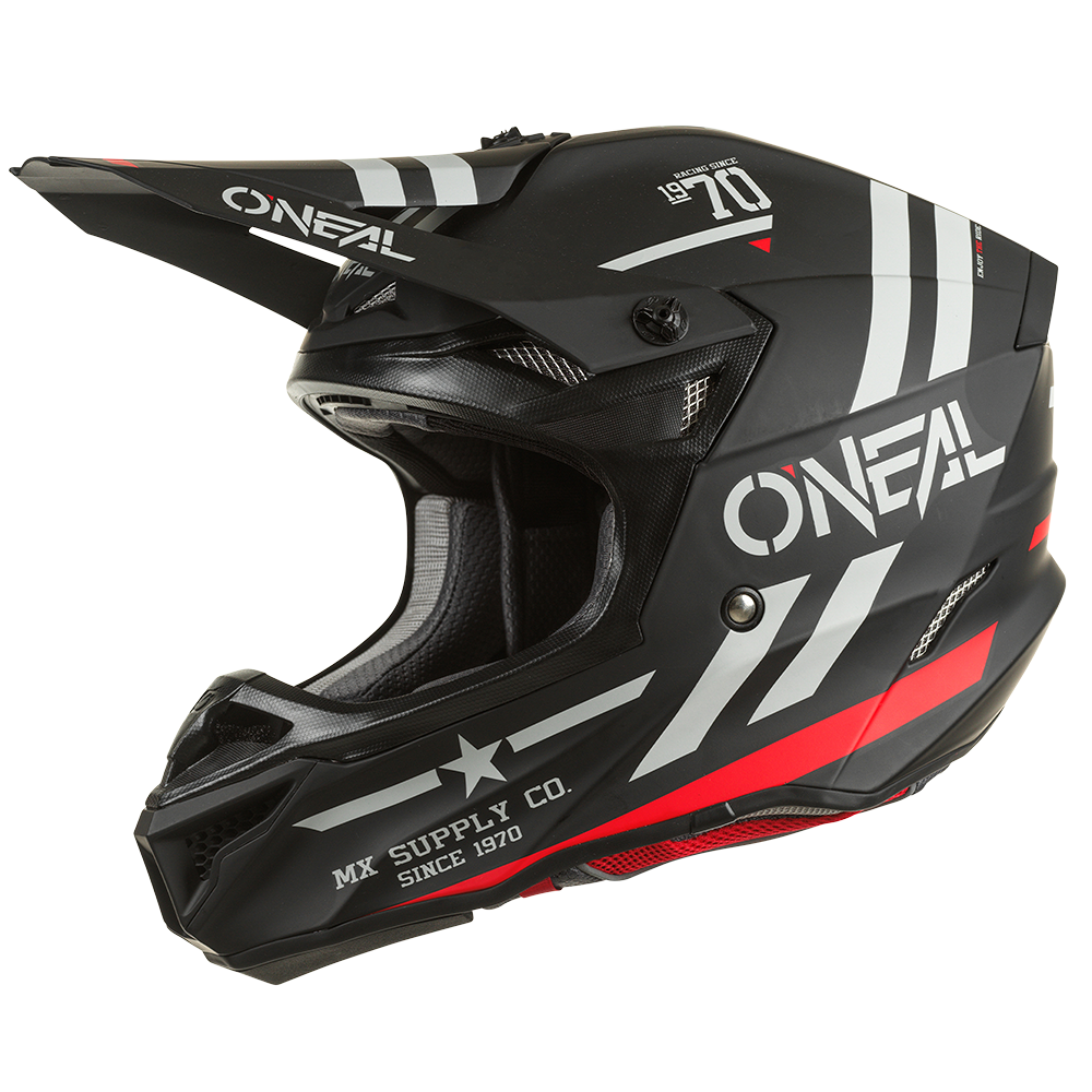 Casco in Poliacrilite O'Neal 5SRS Squadron Black/Gray size XL