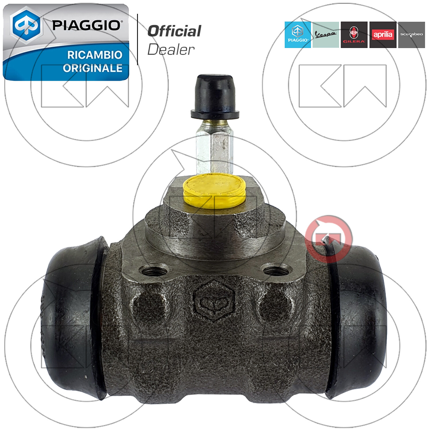 CILINDRETTO FRENO ANTERIORE ORIGINALE PIAGGIO APE MP 600 601 P2 P3