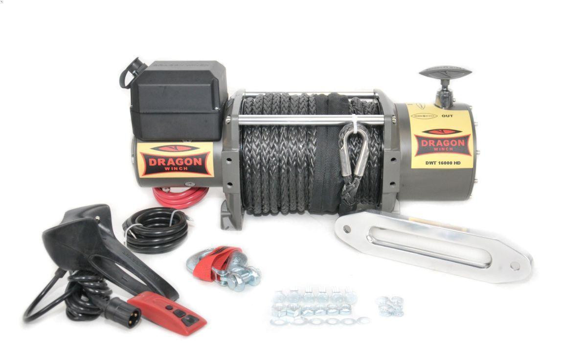 Argano per carrozze e veicoli speciali DRAGON WINCH DWT16000HD-S