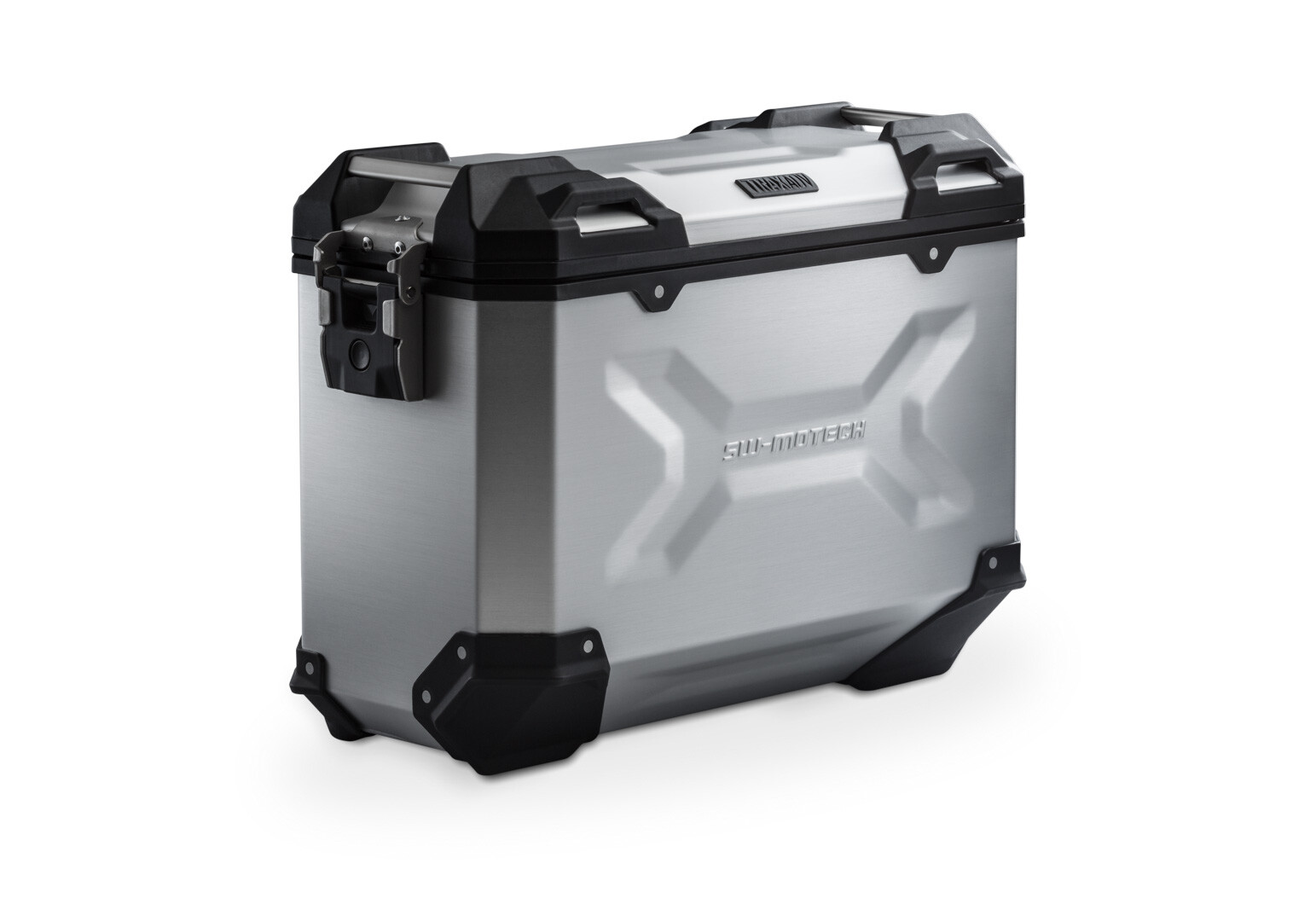 Sw-Motech TRAX ADV M Valigia laterale. Allum. 37 l. Sinistra. Argento.