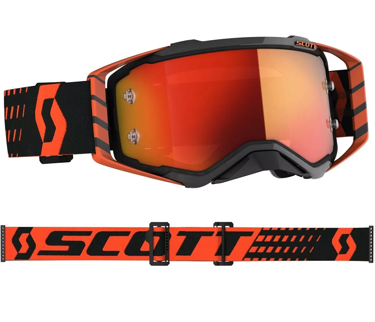 Maschera Scott Prospect 21 ORANGE BLACK Cross/Enduro