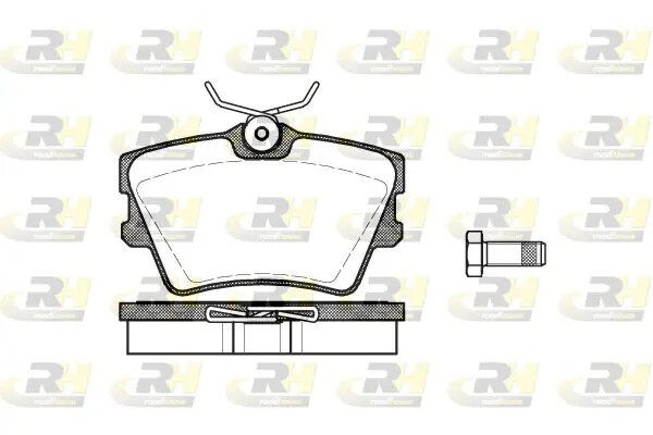 Pastiglie freno Assale posteriore 2591.00 ROADHOUSE per VW RENAULT