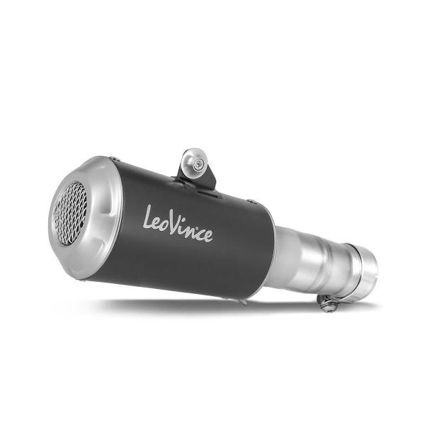Leovince LV10 exhaust black steel racing slip-on Honda CBR1000RR-R 2020-2024