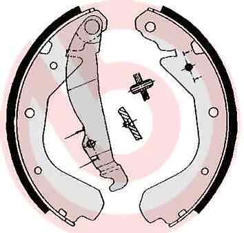 Ganasce freno S 59 509 BREMBO per OPEL KADETT D KADETT D Familiare KADETT E