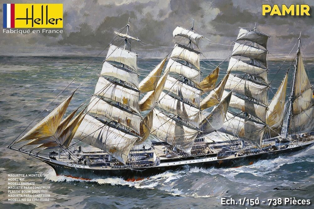 HELLER 80887 MODELLO BARCA PAMIR 1/150