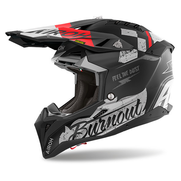 AV3B17 Casco Cross Enduro AIROH Aviator 3 Burnout Matt S
