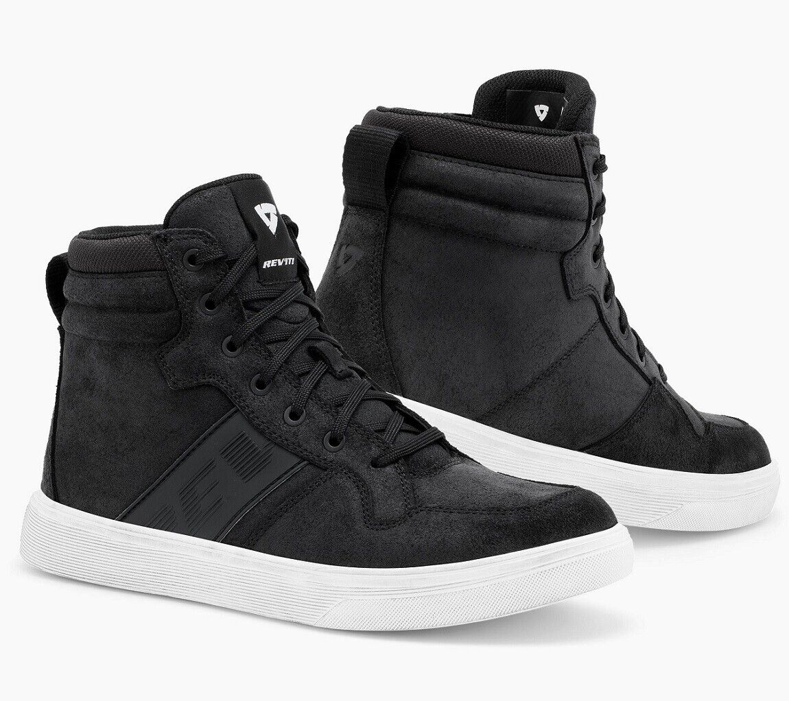SCARPE PELLE STIVALI BOOTS SNEAKERS MOTO REV'IT KICK NERO TG 43