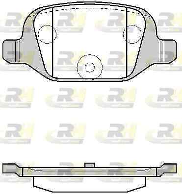 Pastiglie freno Assale posteriore 2727.00 ROADHOUSE per ABARTH LANCIA FIAT