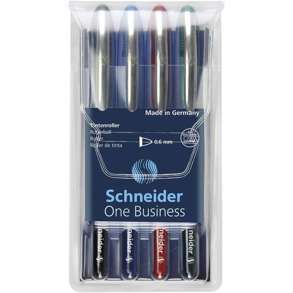 Schneider penna roller one business 0.6 mm blu verde rosso nero 183094
