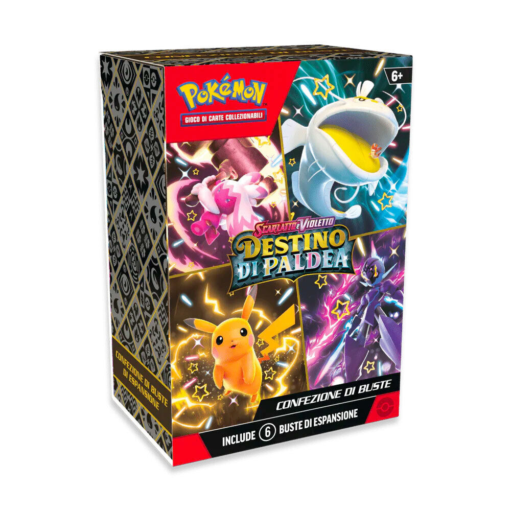 Pokemon Scarlatto e Violetto Destino di Paldea Bundle Confezione da 6 buste (IT)