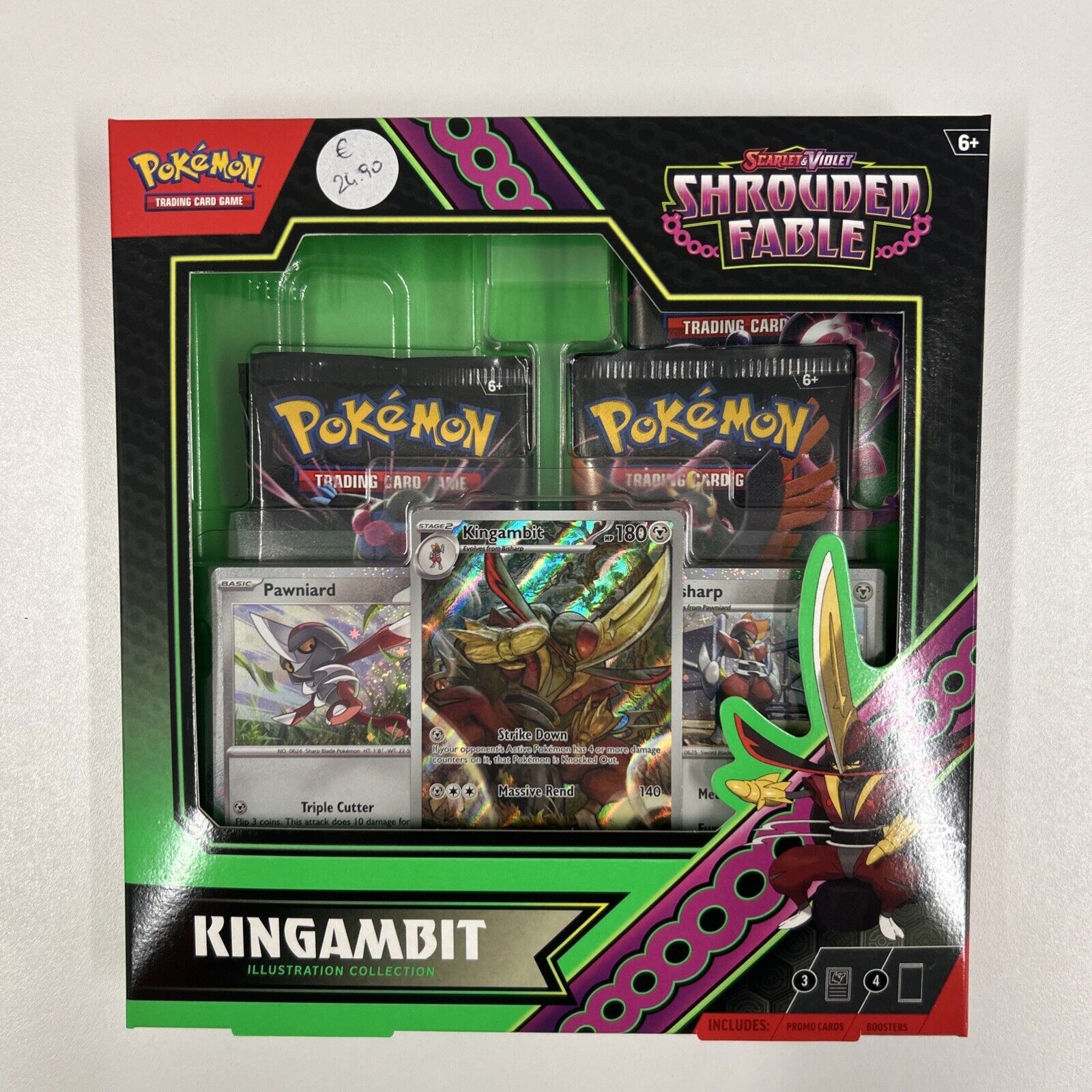 Pokemon scarlet&violet shrouded fable kingambit illustration collection