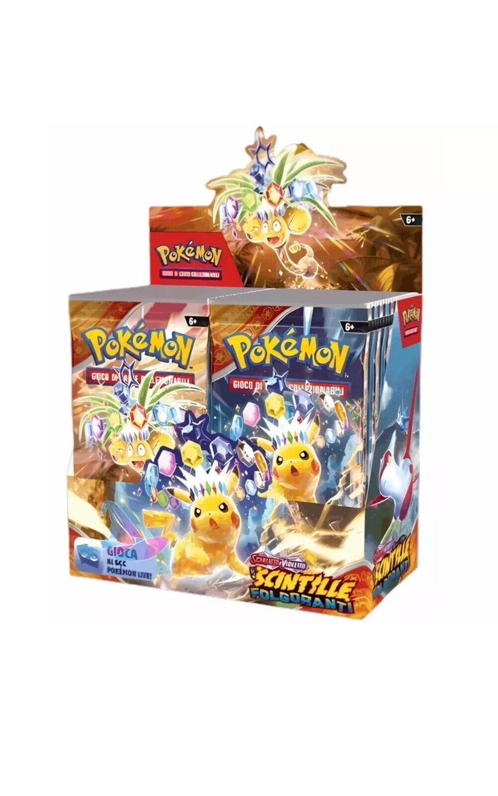 Pokemon Scintille Folgoranti Display Box 36 Bustine ITA