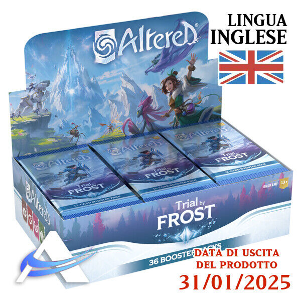 PREVENDITA 31/01/25 Box PROVA DEL GELO Trial By Frost INGLESE 36 Buste ALTERED