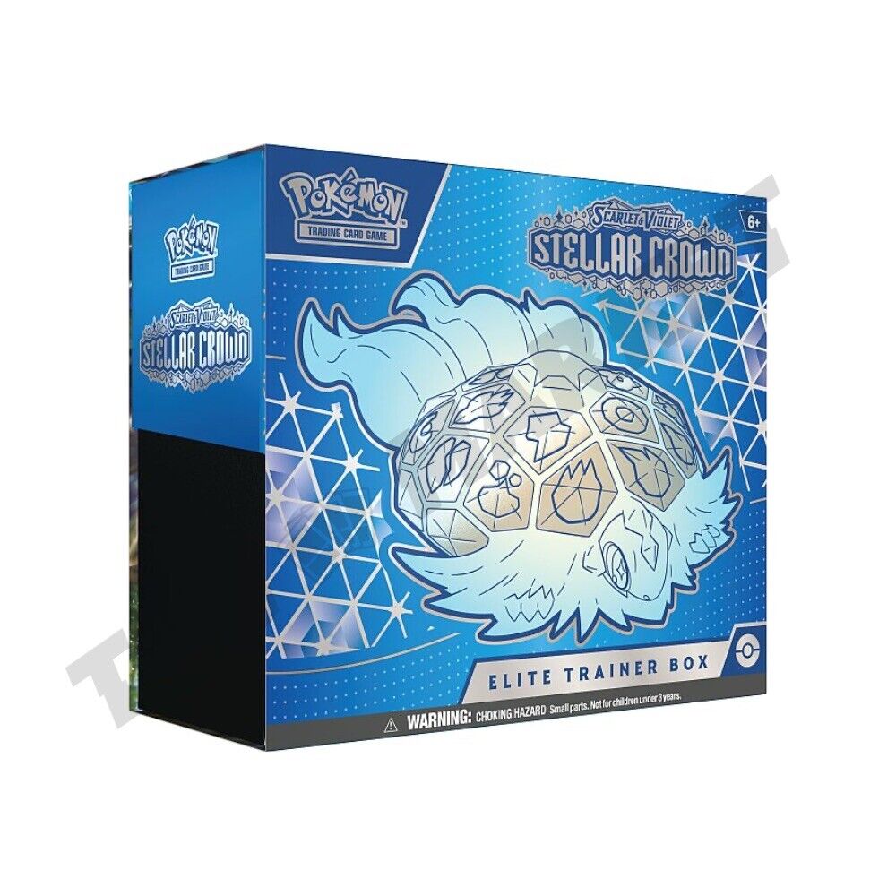Pokemon Stellar Crown Elite Trainer Box ETB Sealed New English SV7
