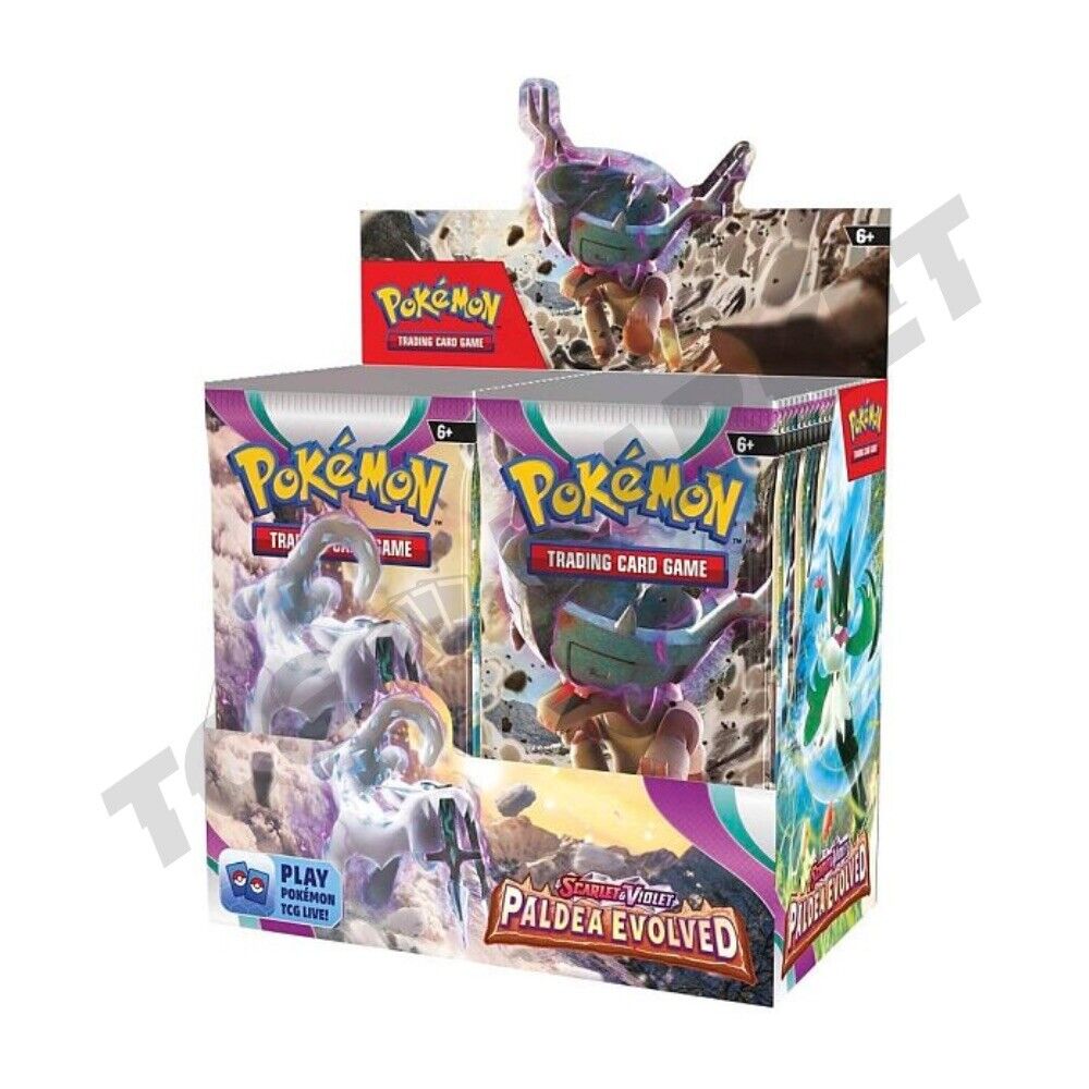 Pokemon Card TCG Scarlet & Violet Paldea Evolved Booster Box Display ENG