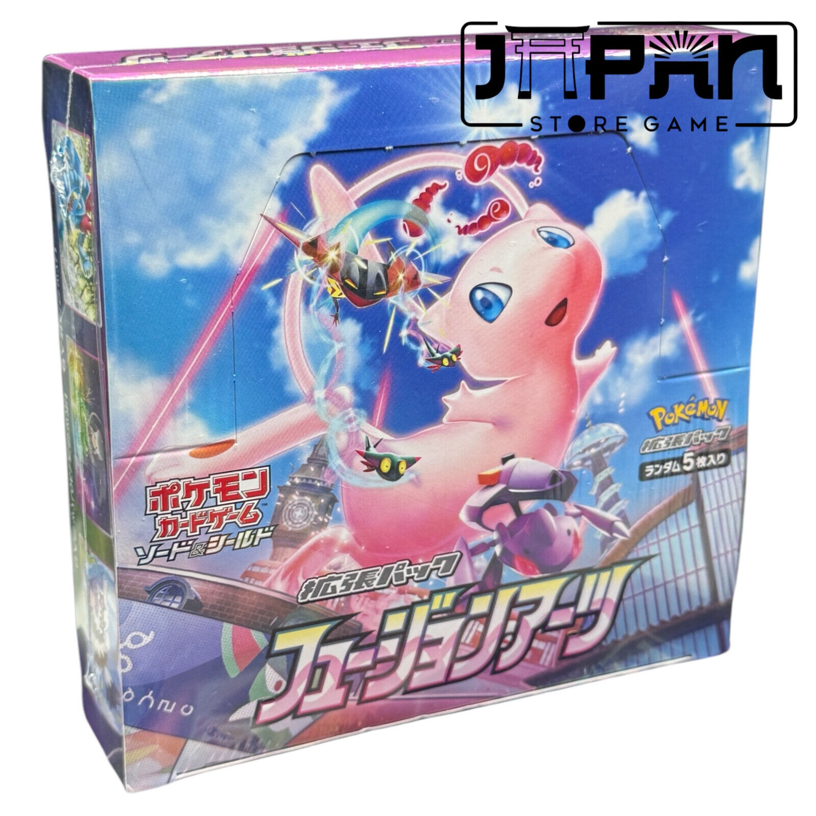 Pokemon Fusion Arts s8 Dsiplay Box New Sealed Japanese JAP