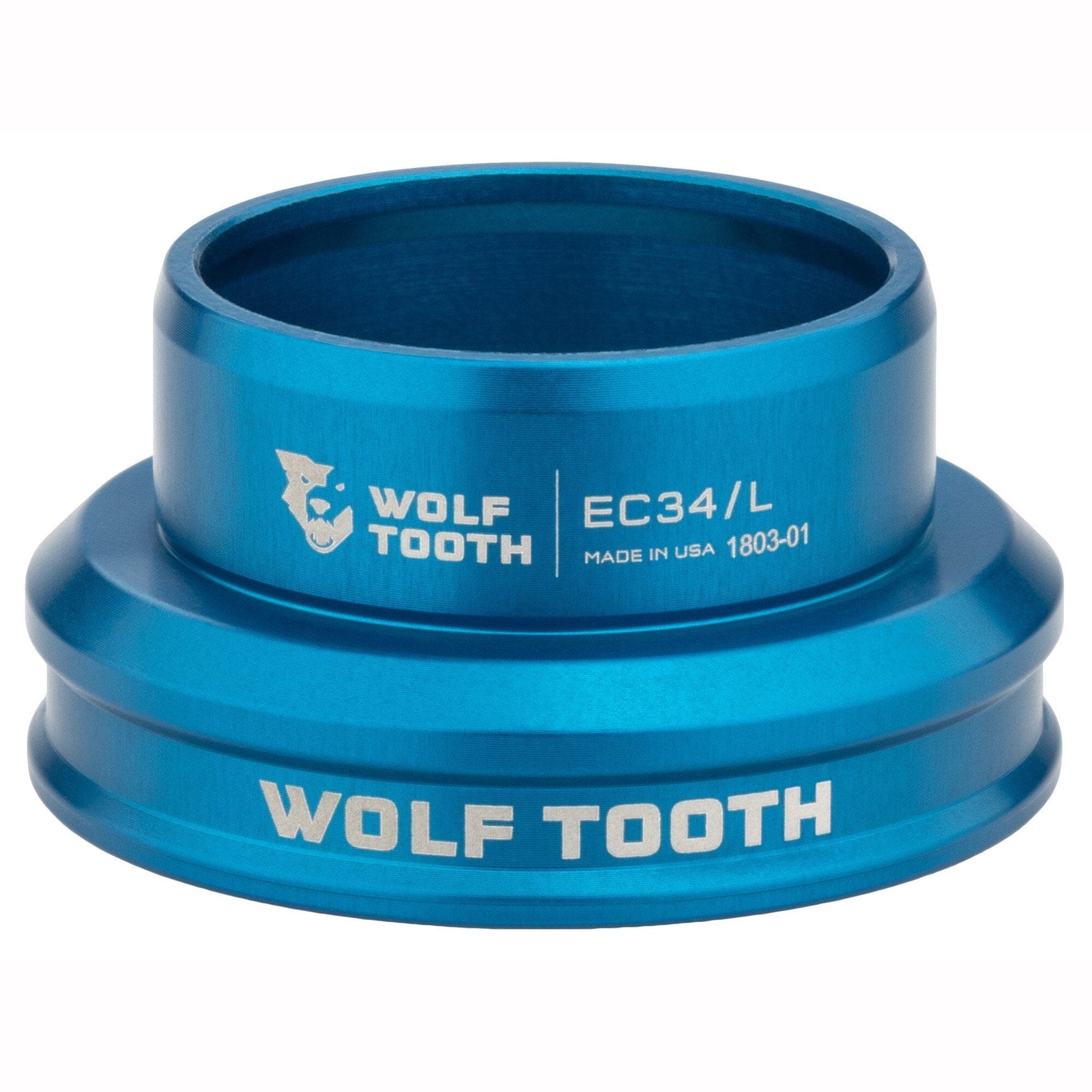 Wolf Tooth Premium External Cup Headset Blue Lower EC34/30