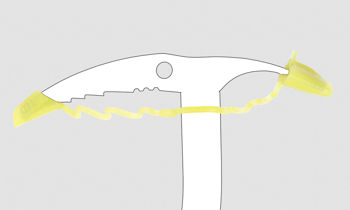 PROTEZIONE AXE GUARD GRIVEL IN GOMMA
