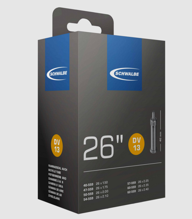SCHWALBE CAMERA D'ARIA NR.13 DV 40MM 26 POLLICI ETR-TO 40/62-559