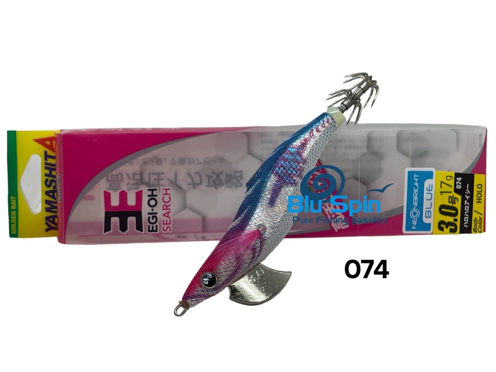 New Yamashita Egi OH Search Neon Bright 3.0 - 17g Color: 074