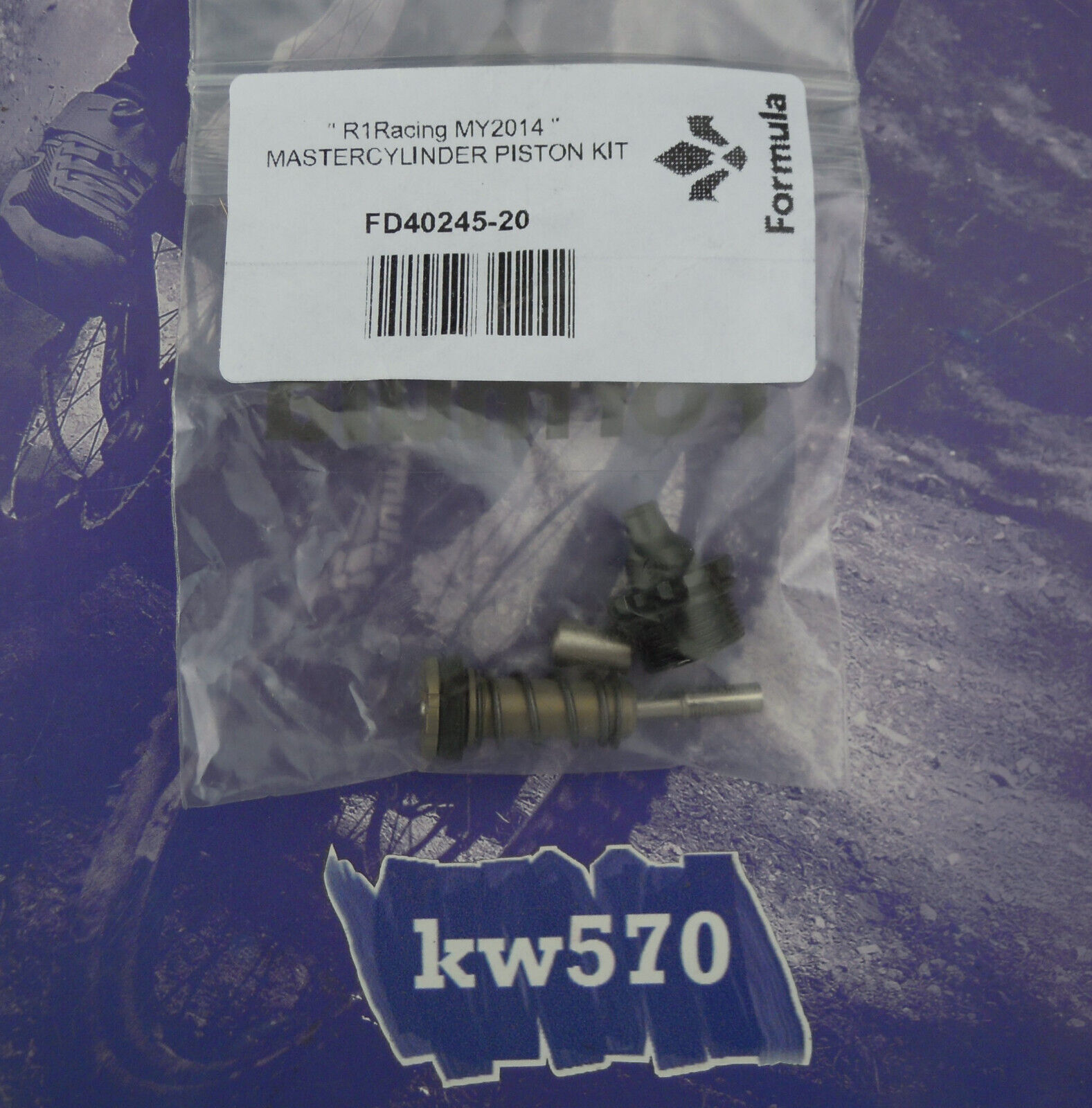 Formula - Kit pistone pompa/Piston kit R1R/R1 Racing/R0R MY14 to MY21-FD40245-20