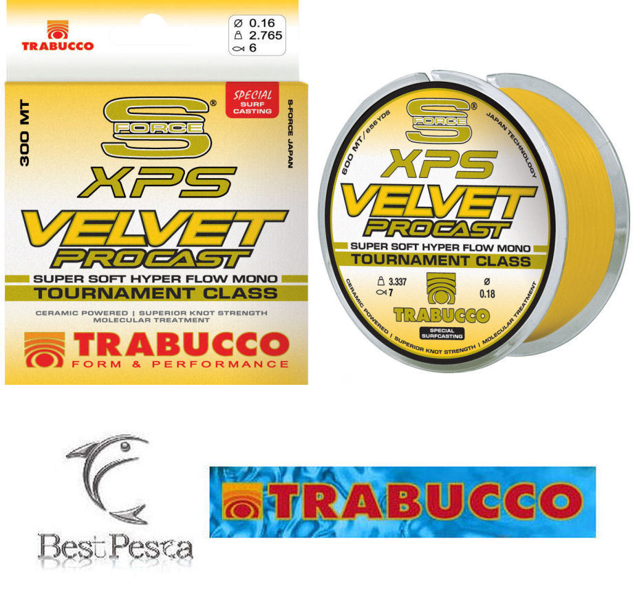 Filo da pesca - TRABUCCO VELVET PRO CAST 600mt 0,30