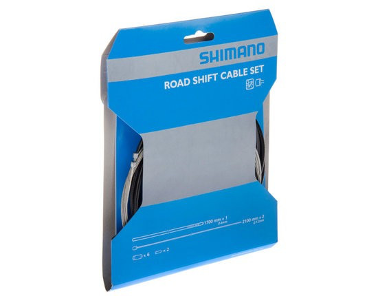 Kit cavi e guaine per cambio Shimano SIS-SP41 acciaio nero
