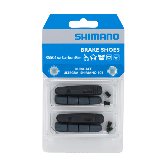 Pattini Freno Shimano R55C4 Carbonio BR-9000 4 Pz BRAKE PADS SHIMANO CARBON