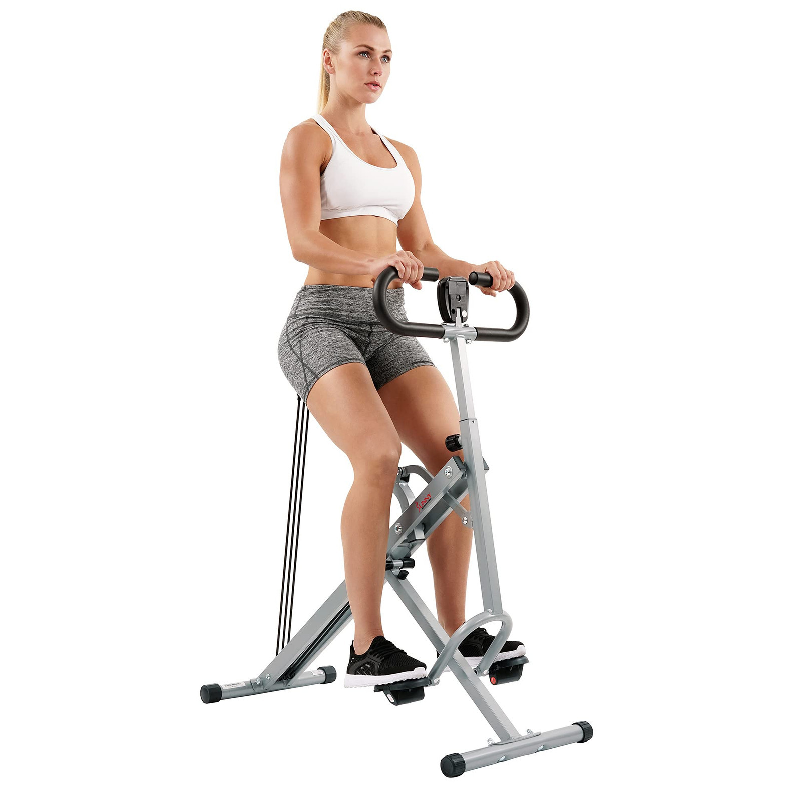 Sunny Health & Fitness Row-N-Ride Trainer di Assistenza per Squat, (c8r)