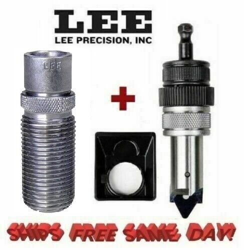 Lee Quick Trim Die W/Deluxe Potenza Custodia Trimmer per 10mm Auto Nuovo! 90670