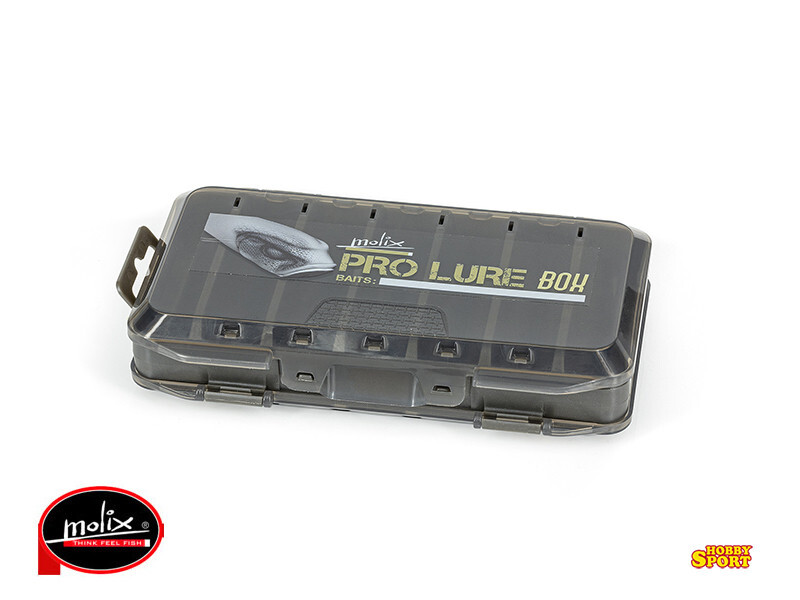 MOLIX PRO LURE BOX SMALL SCATOLA PORTA ESCHE BIFACCIALE DIM 17,6 X 8,3 X 3,7