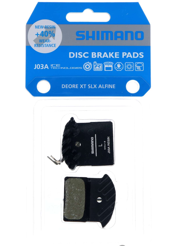 XTR - Coppia pastiglie ORIGINALI Shimano J03A Resin IceTec +molla M785/M985/M988