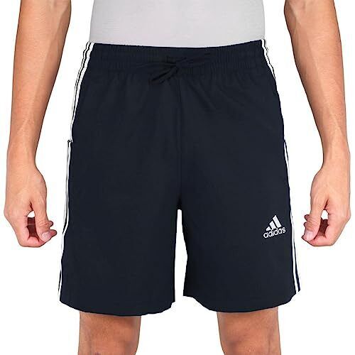 Adidas Aeroready Essentials Chelsea 3-Stripes Shorts Uomo, Legend Ink/White, Xl