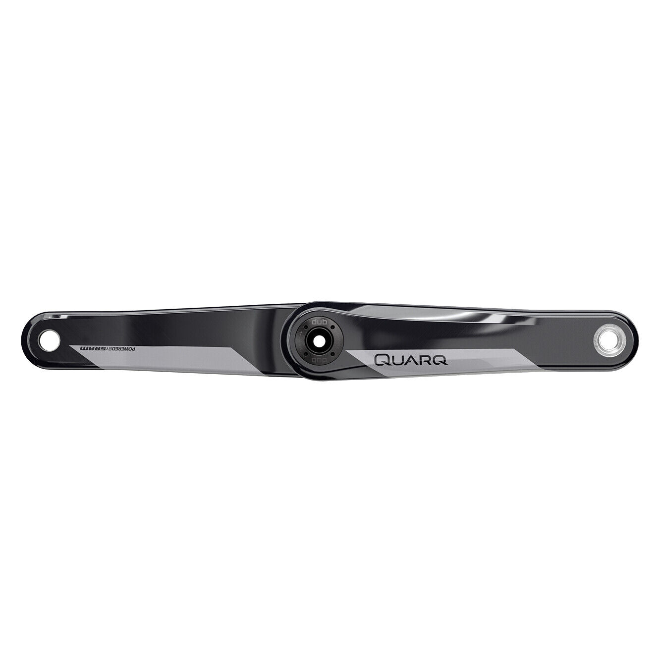 Quarq Crank Arm Assembly D2 Dub Gloss No Power (Bb/Spider/Chainrings Not Include