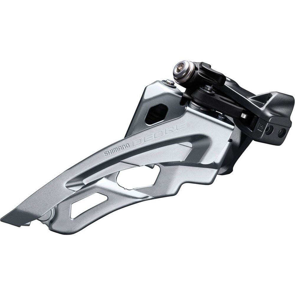 Shimano Deore M6000-L triple front derailleur, low clamp, side swing, front pull