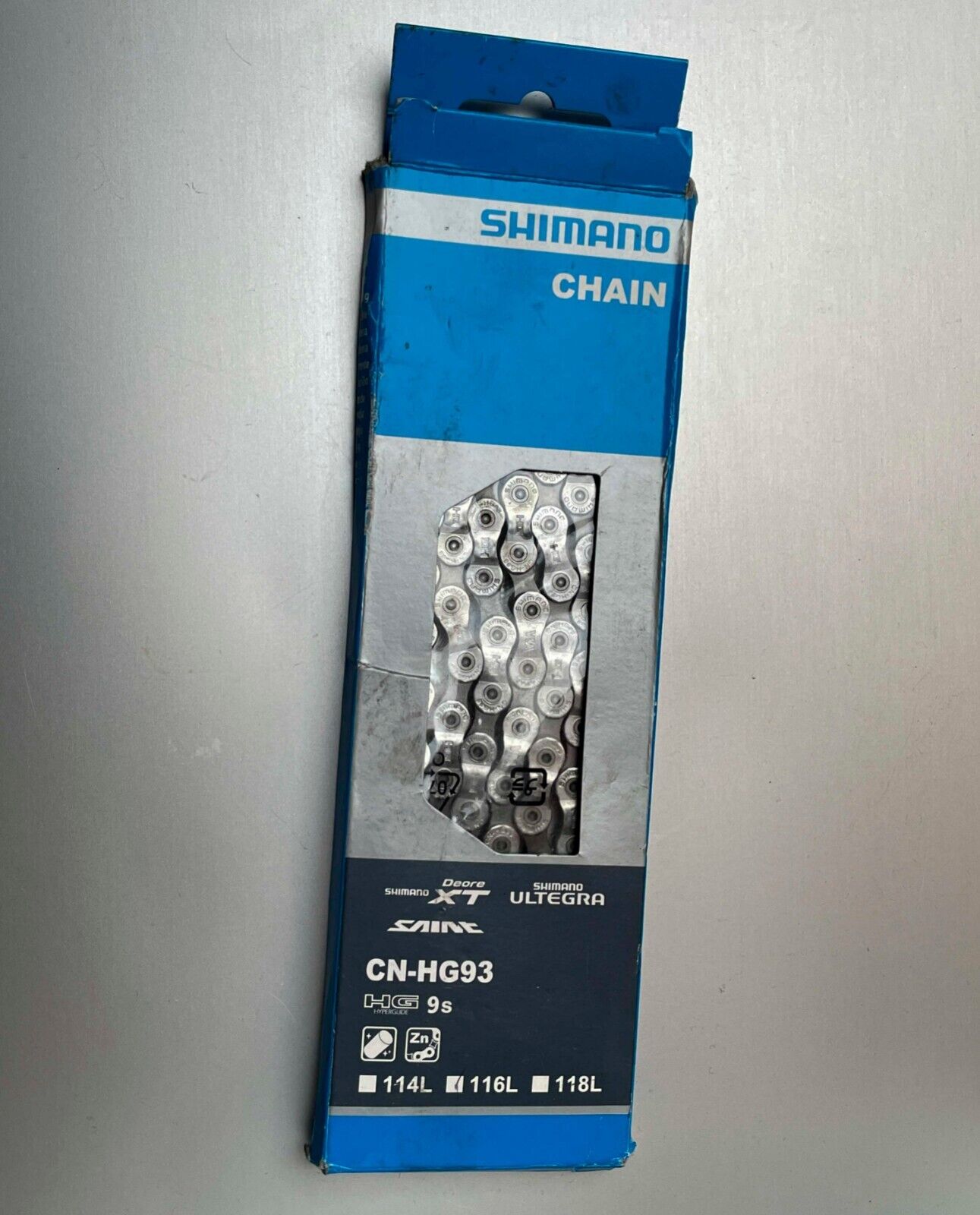 Shimano CHAIN Catena CN-HG93 HG-X 9s 116link XT/XTR/SLX/DEORE/Ultegra