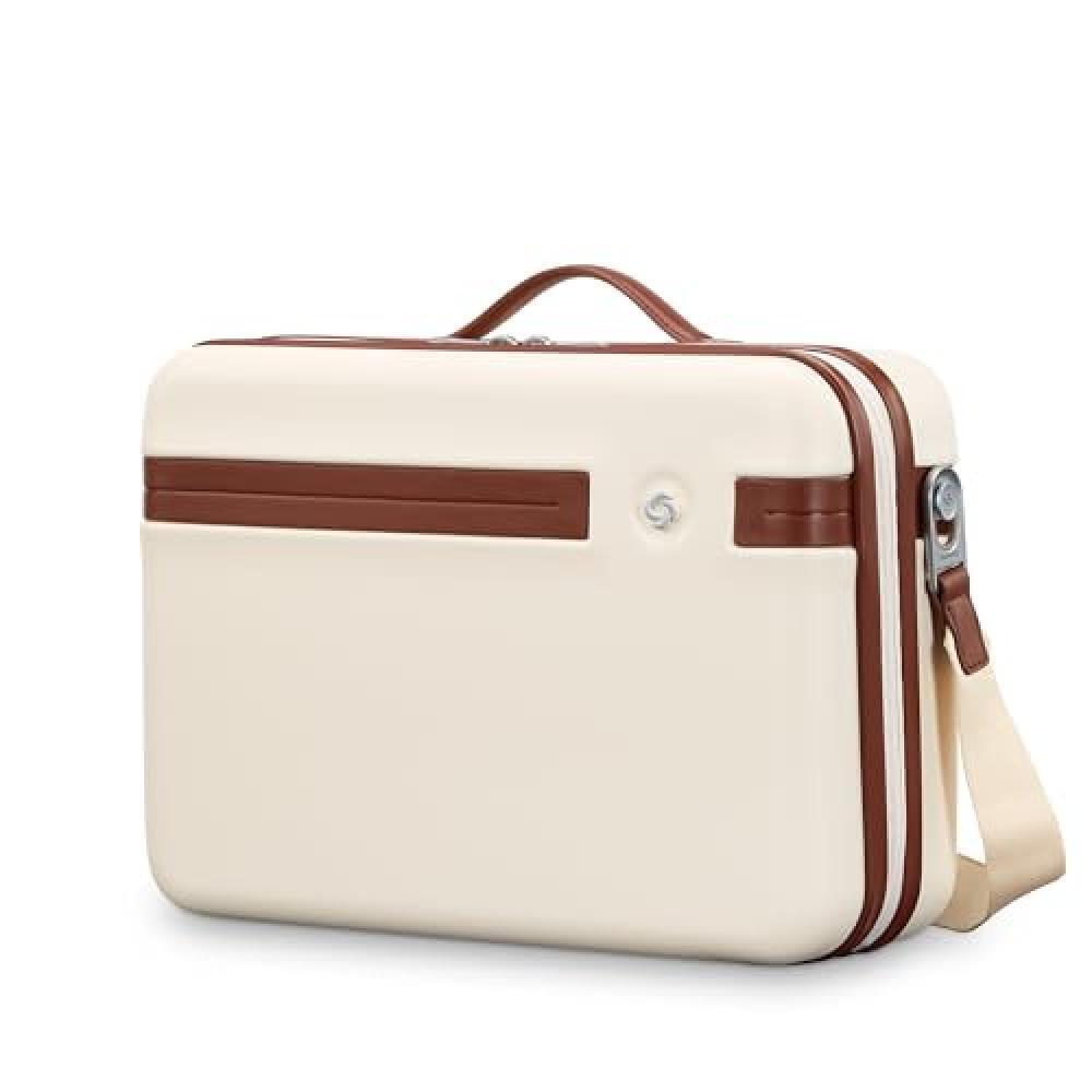 (TG. Taglia Unica) Samsonite Virtuosa Hardside Train Case, Bianco sporco, Taglia
