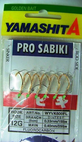 GIAPPONESE YAMASHITA PRO SABIKI filosa WYVK600FL #12 G