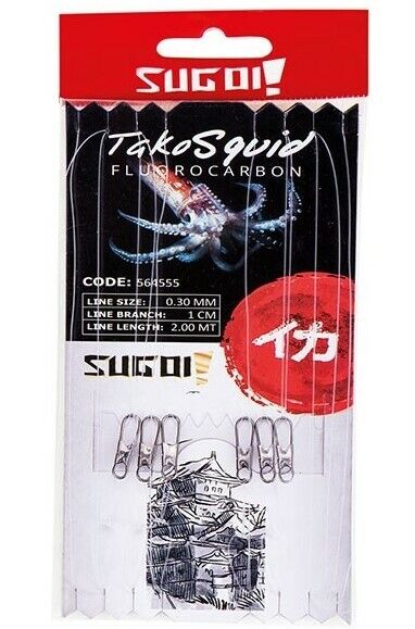 2 FINALE TATAKI SUGOI TAKO SQUID FLUOROCARBON attacco per calamari