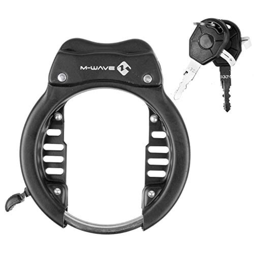 (TG. XL) M Wave Ring Frame Lock, Unisex, Ring, Black - NUOVO