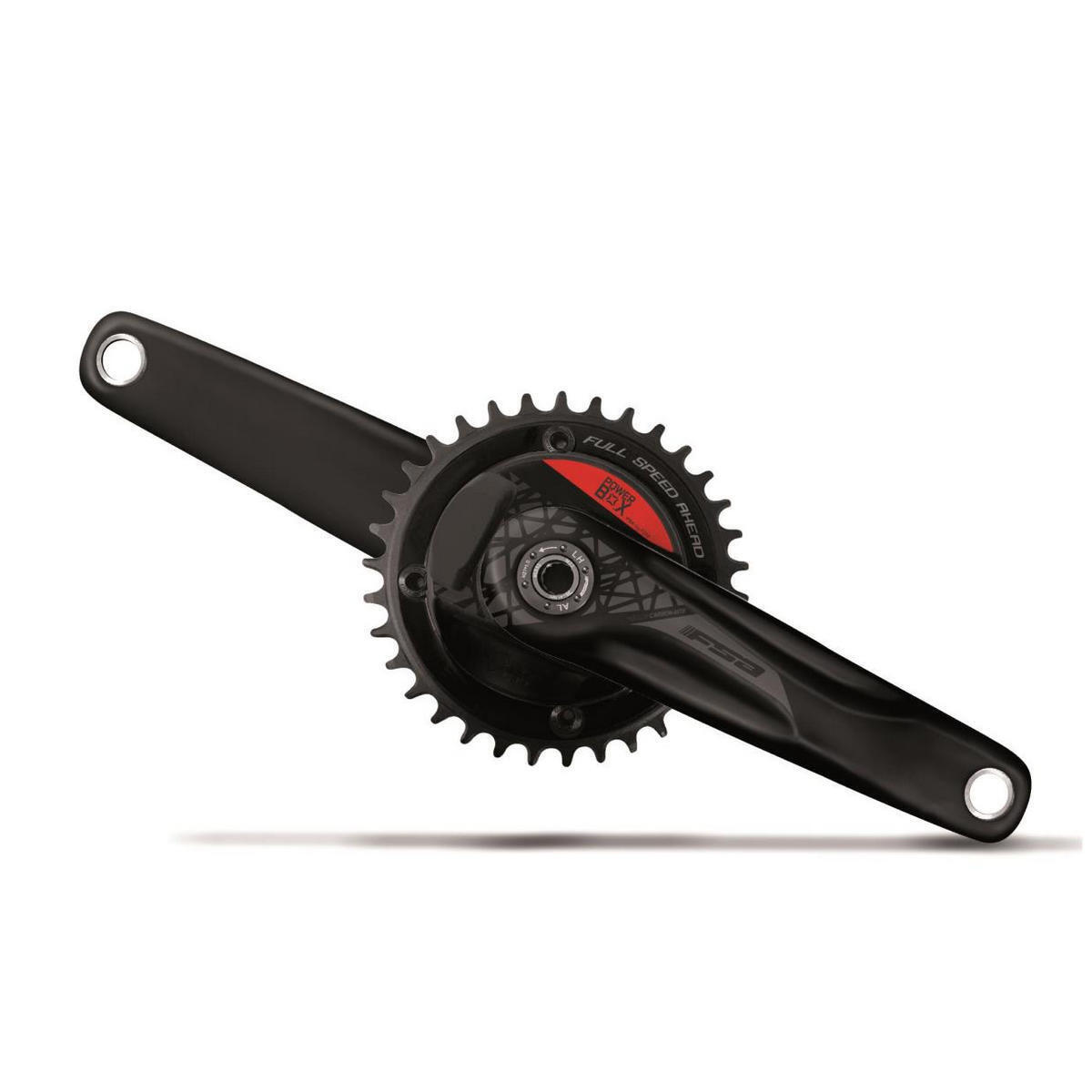 guarnitura misuratore di potenza powerbox mtb carbonio 11/12v 34d 175mm nero 421