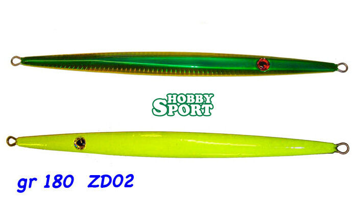ZERO DROPPER ZD02 COLORE VERDE-ORO RIVER2 SEA - 180 GR - VERTICAL JIG