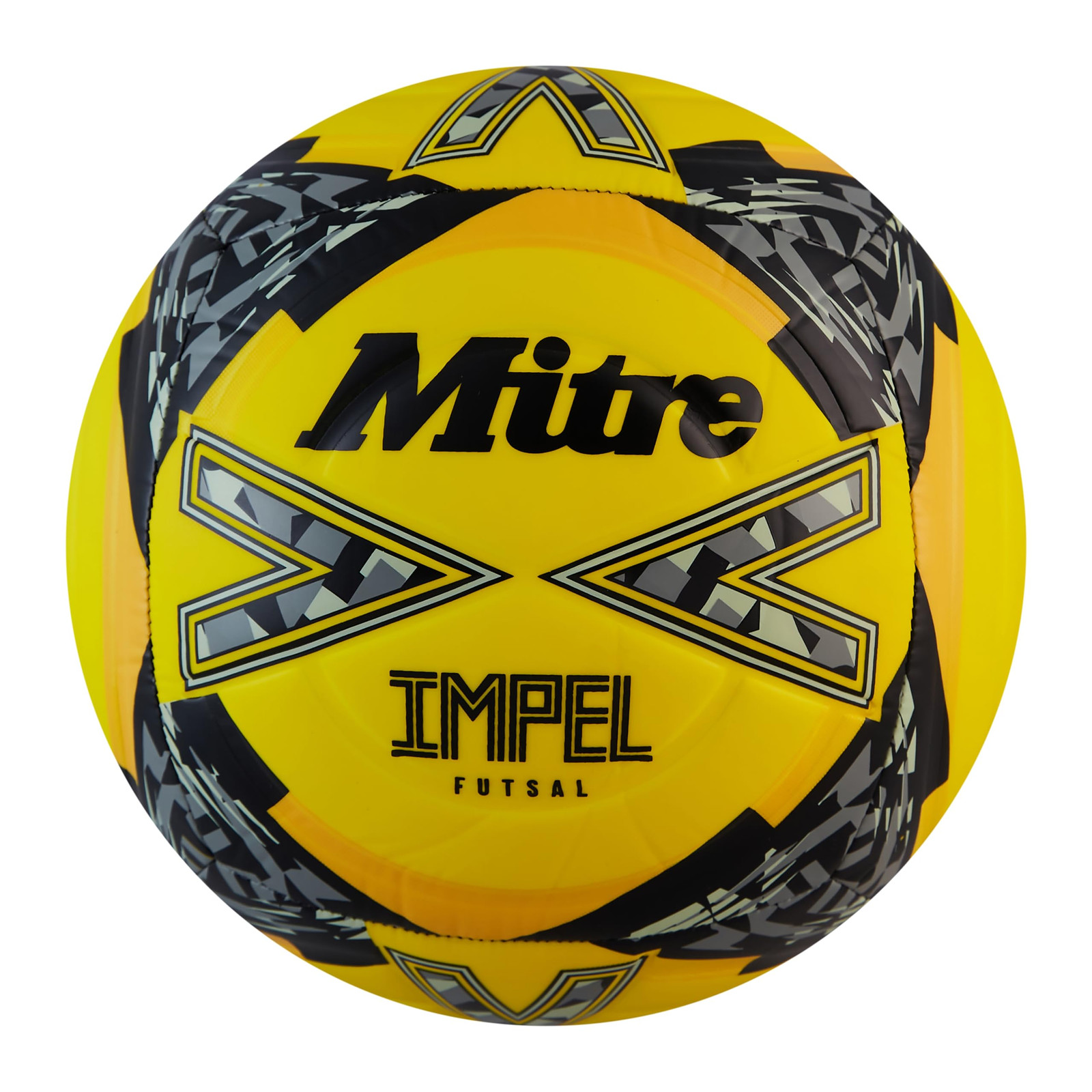 Mitre Impel Pallone da futsal, da interno, a basso rimbalzo, giallo (x0X)