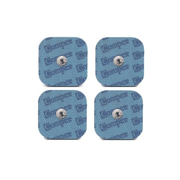 COMPEX ELETTRODI 5x5CM RICAMBIO ORIGIN. ATTACCO SNAP 1 BUSTA BOTTONE PRESS 42215